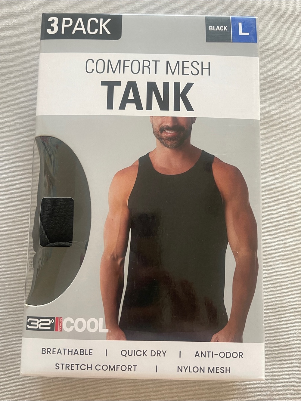 ❤️NEW!!!❤️ Comfort Mesh Tank Top - Black (Single)
